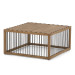  Apple Bee | Koffietafel La Croix 70 x 70 x 35 cm | Teak Tafelblad 702643-01